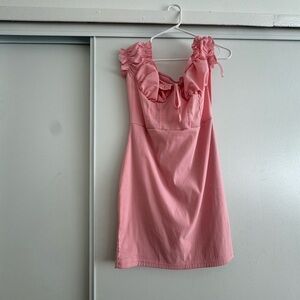 PLT pink mini dress